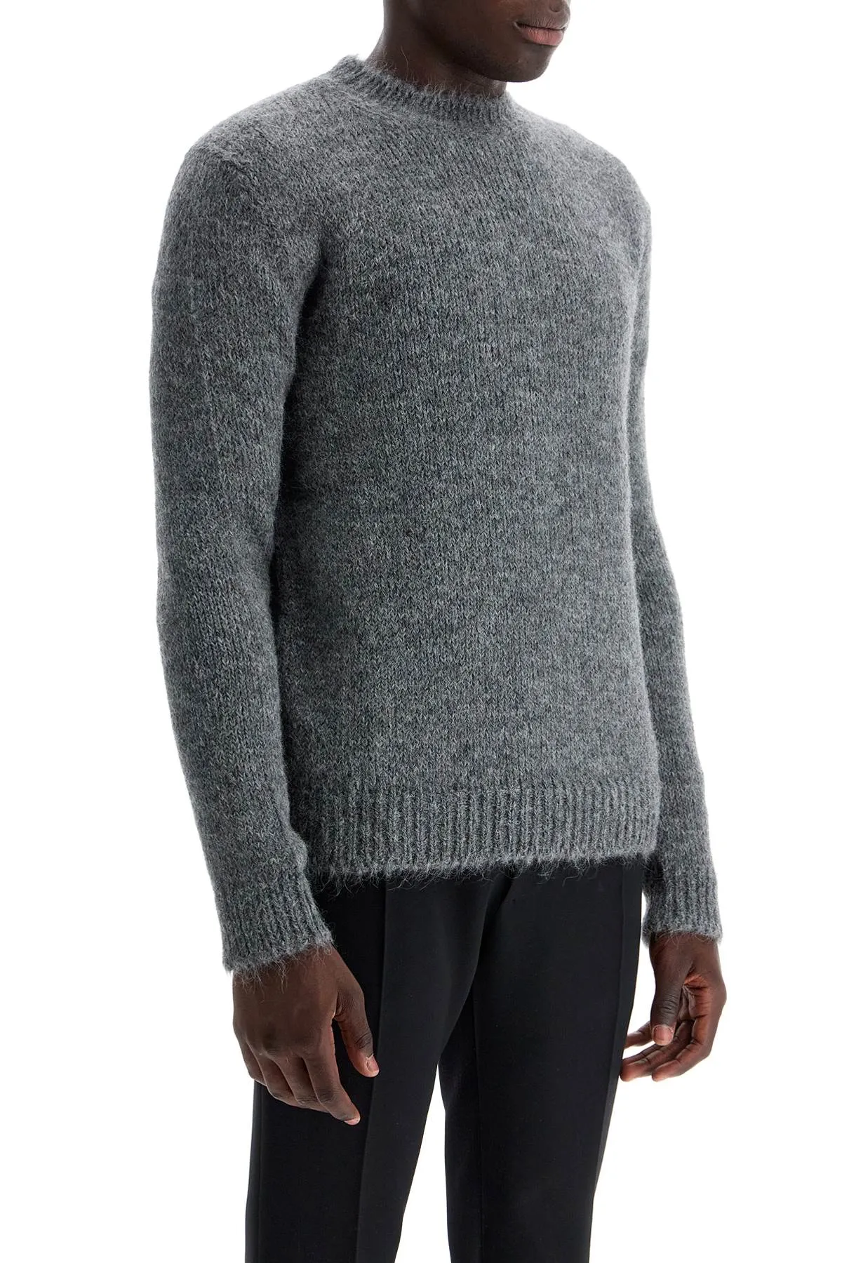 alpaca crew neck sweater