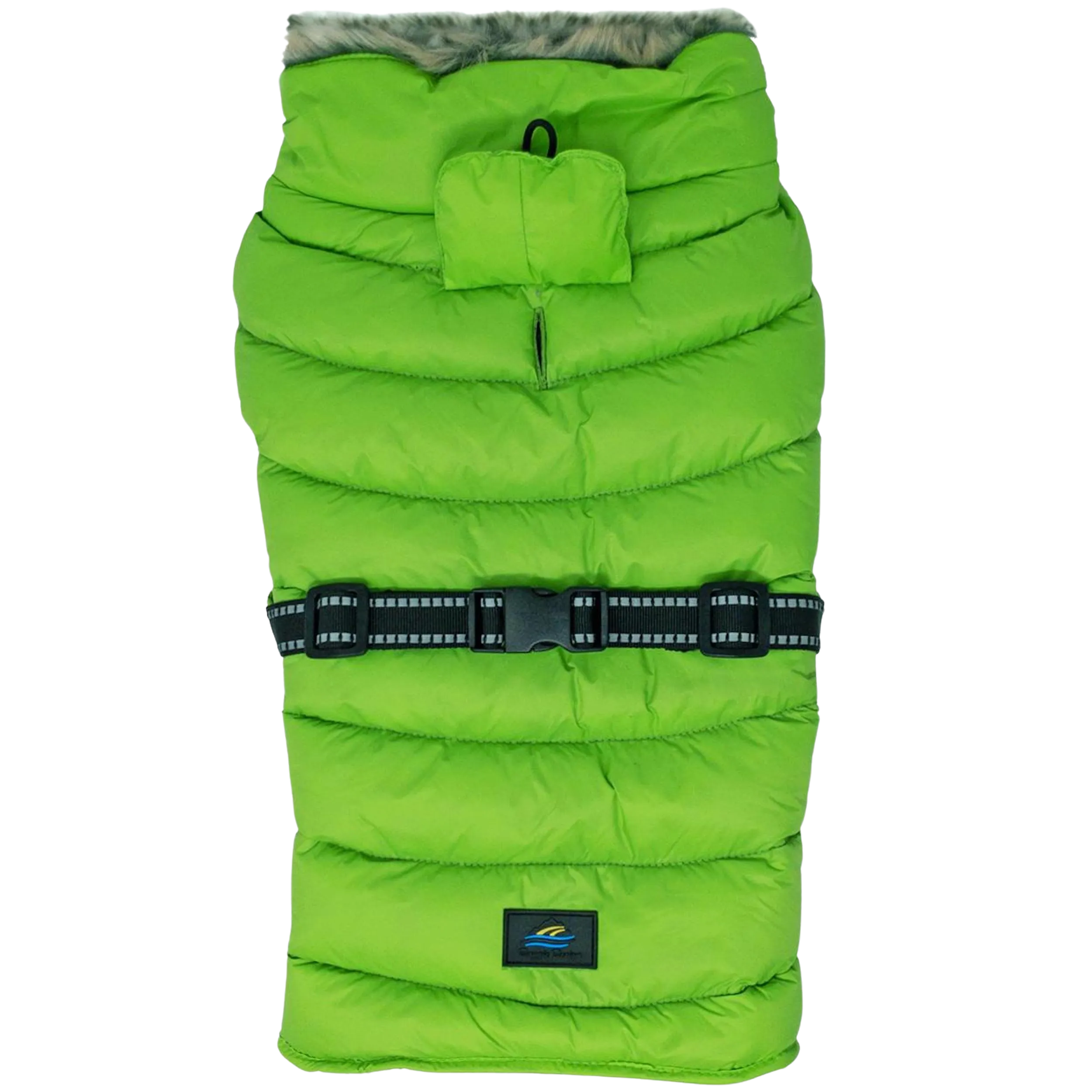 Alpine Extreme Weather Puffy Coat | Lime Green