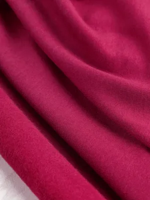 Bamboo Cotton Stretch Fleece - Hibiscus