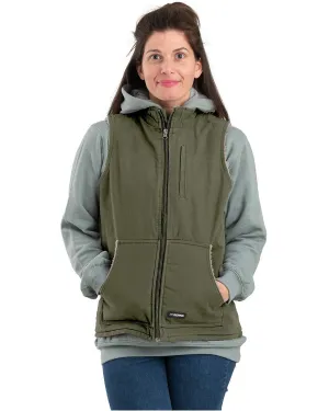 Berne Ladies' Sherpa-Lined Softstone Duck Vest