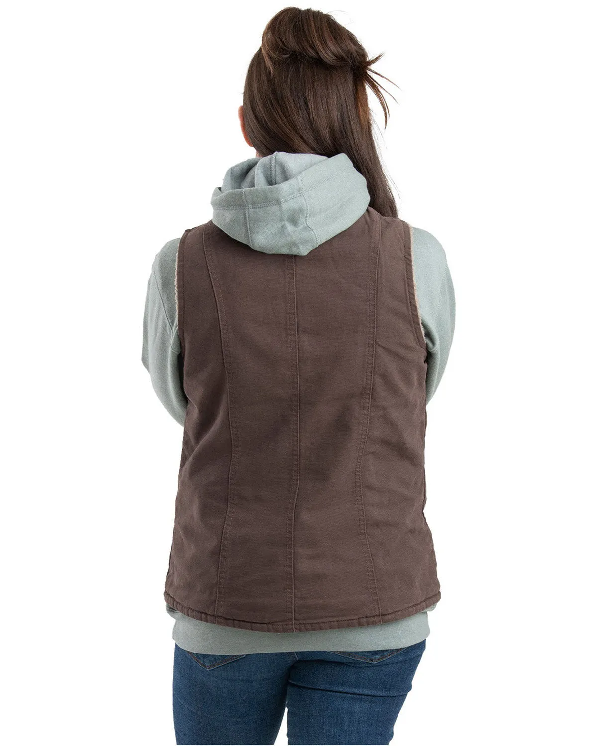 Berne Ladies' Sherpa-Lined Softstone Duck Vest