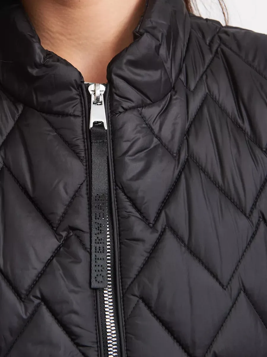 Black Quilted Vest