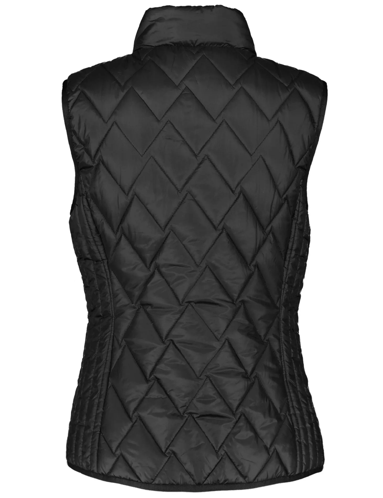 Black Quilted Vest