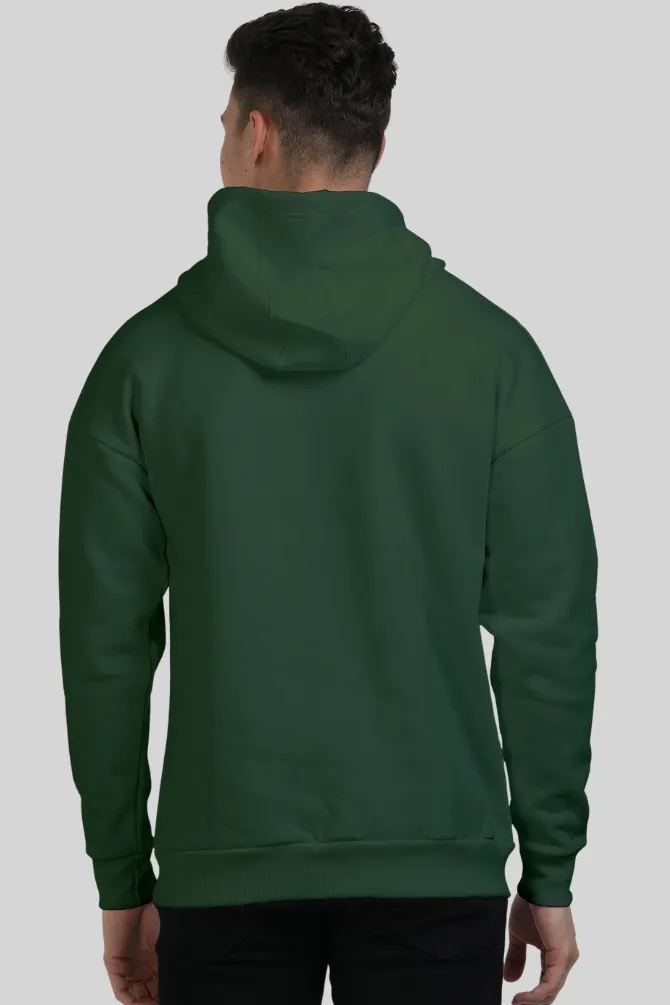 Bottle Green Oversized Hoodie for men