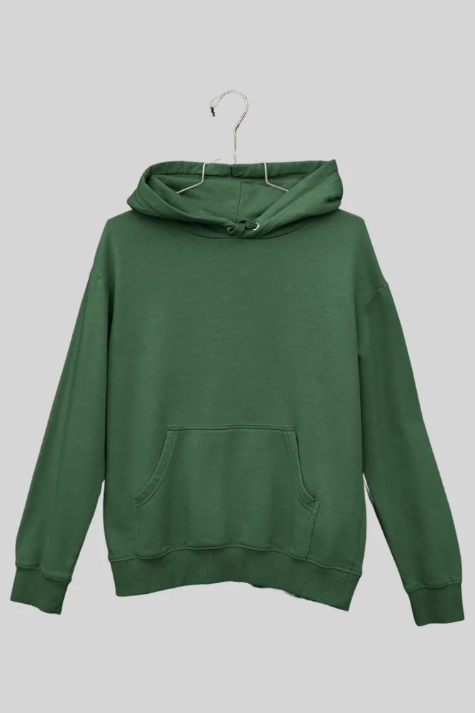 Bottle Green Oversized Hoodie for men