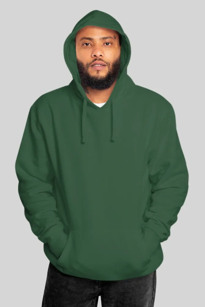 Bottle Green Oversized Hoodie for men