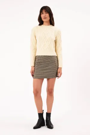 Cable Knit Sweater | Cream