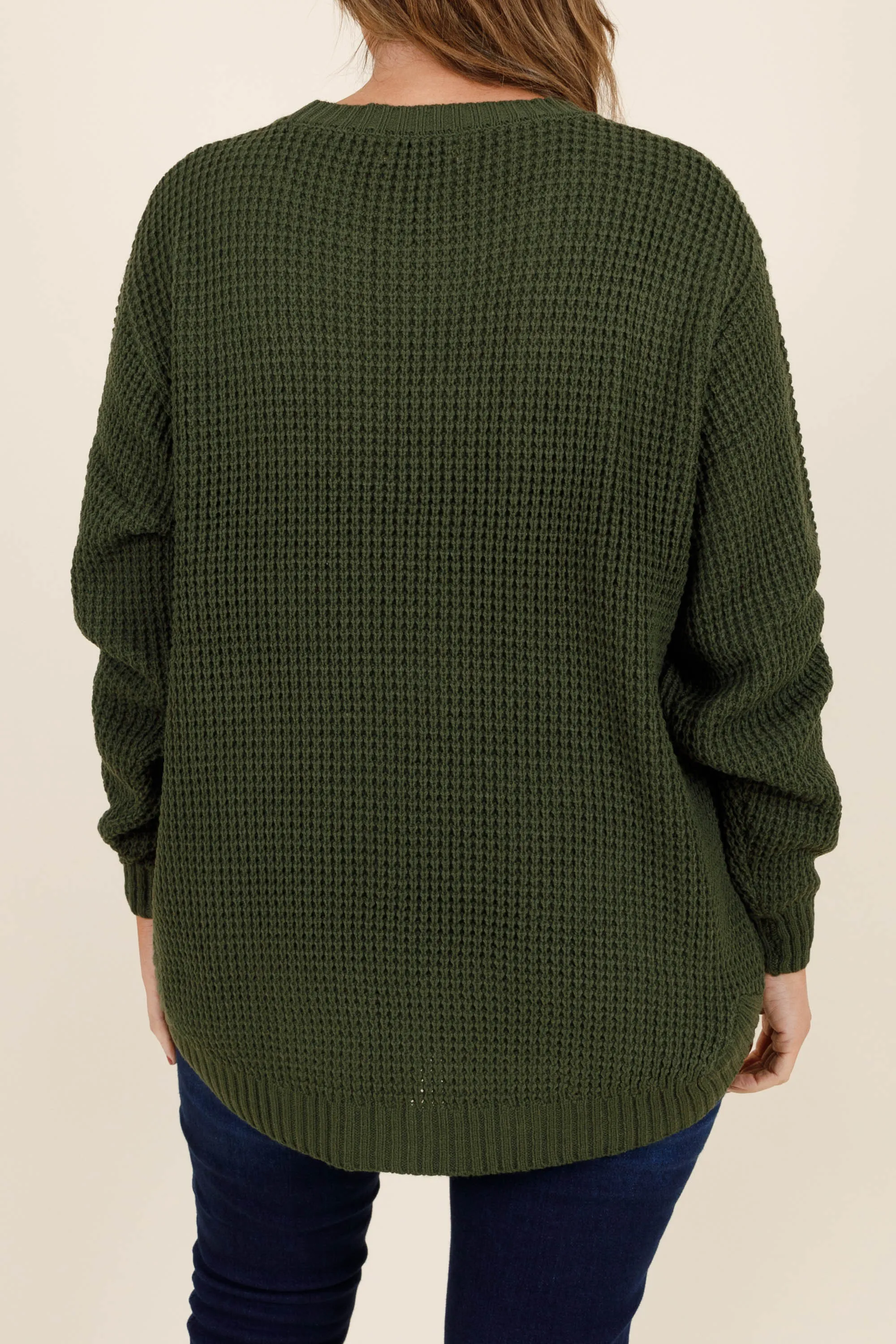 Call Me Tomorrow Sweater, Army Green