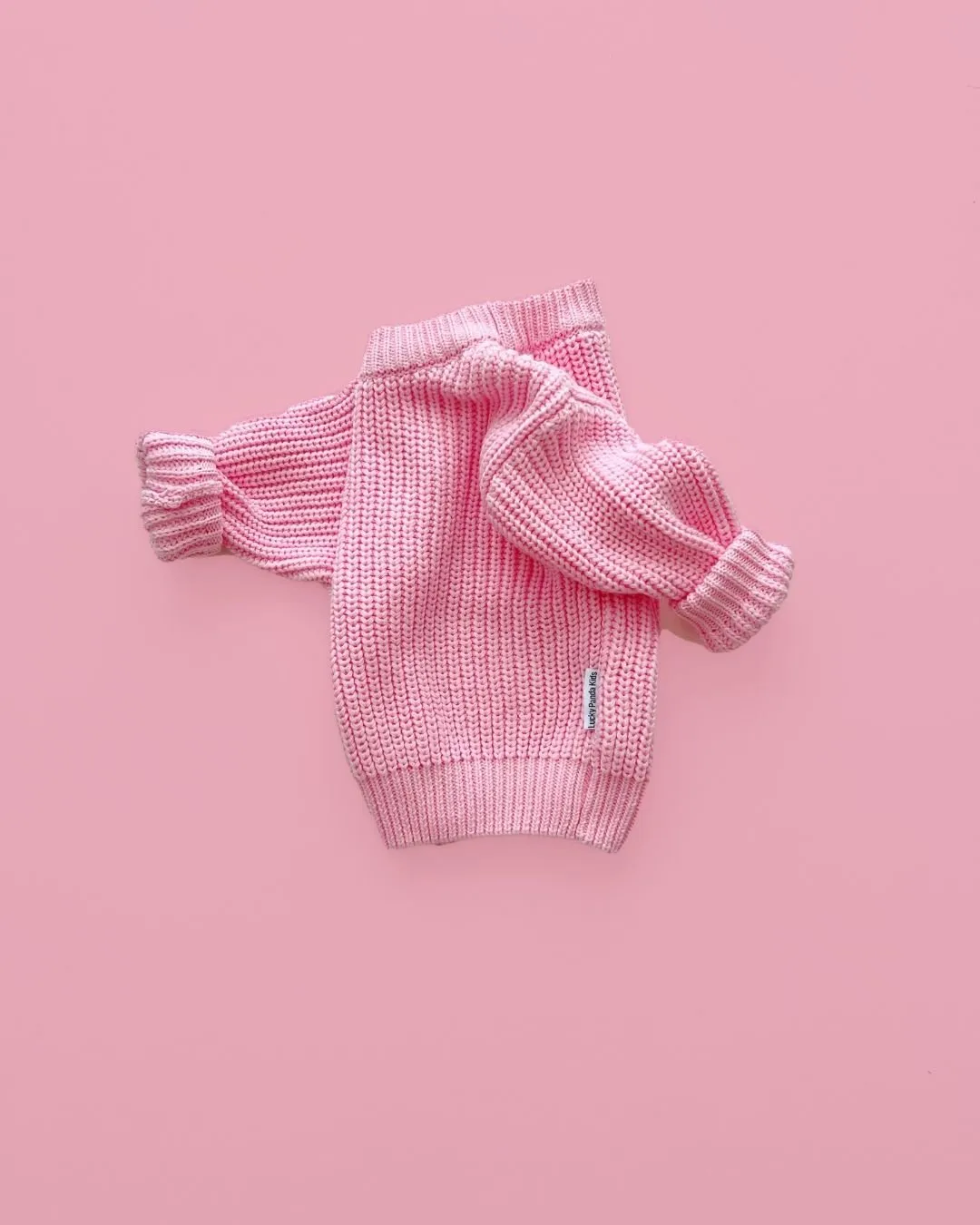 Chunky Knit Sweater | Pink