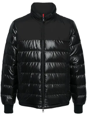 Coyers concealed-hood down jacket