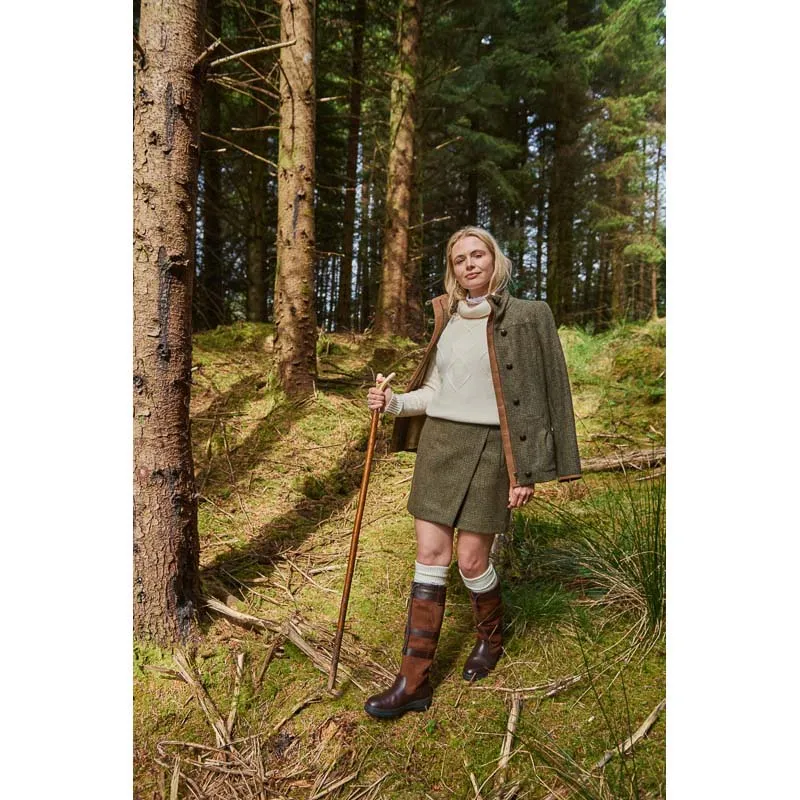 Dubarry Buckthorn Ladies Tweed Skirt - Heath