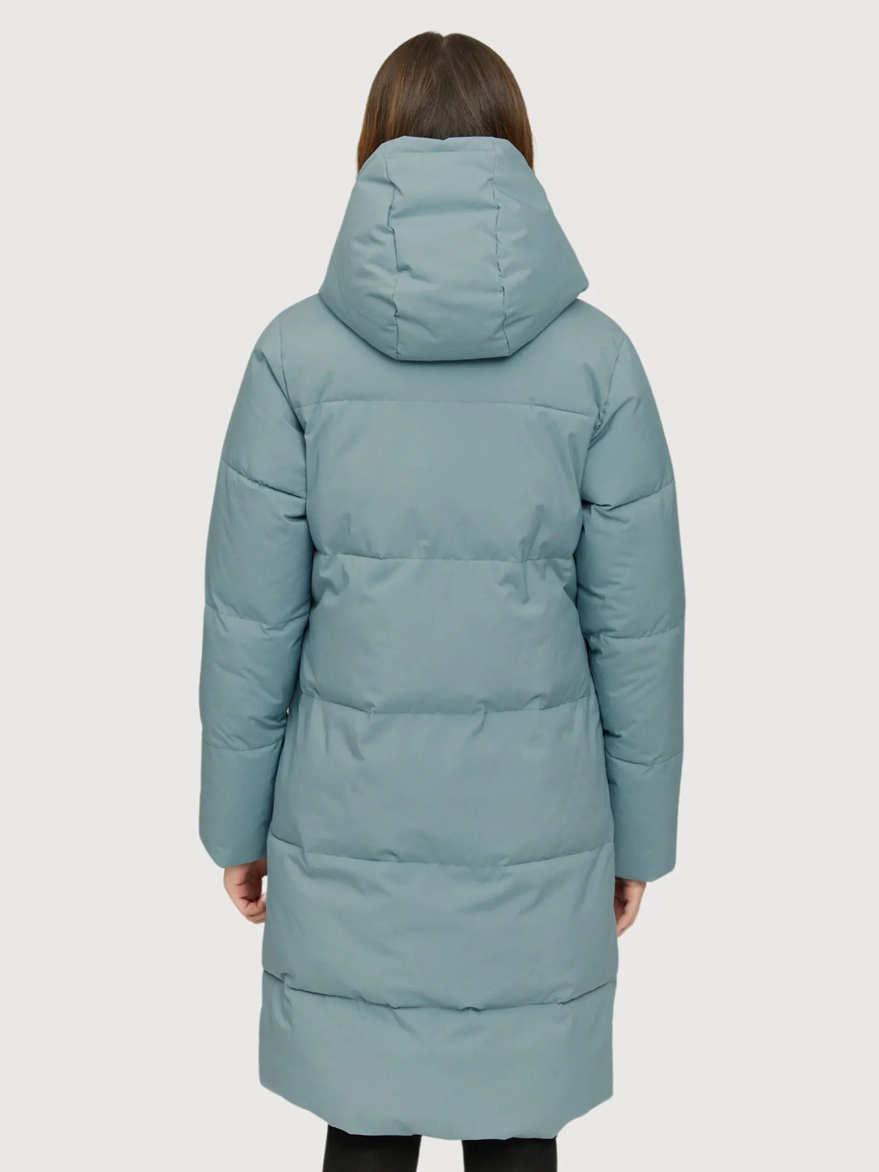 Elmira Puffer Coat Dove Blu Women | Mazine