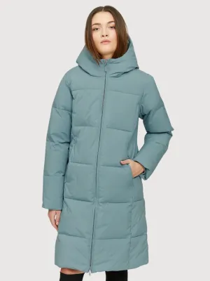 Elmira Puffer Coat Dove Blu Women | Mazine