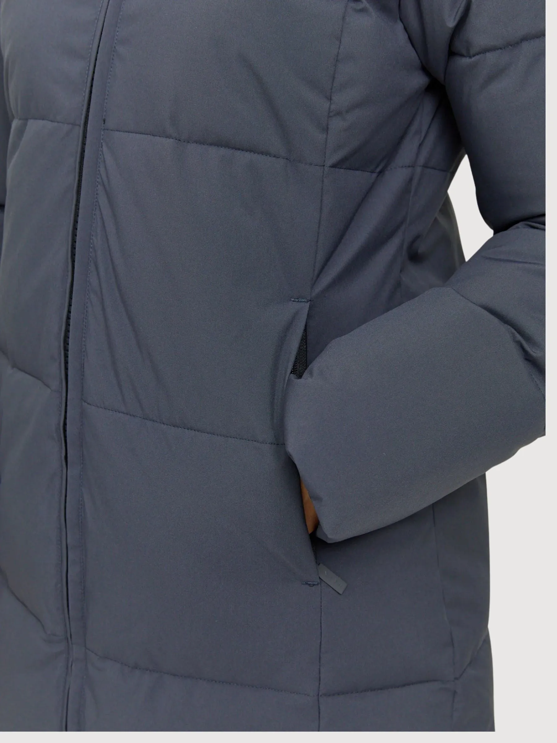 Elmira Puffer Coat Ink Blue Women | Mazine