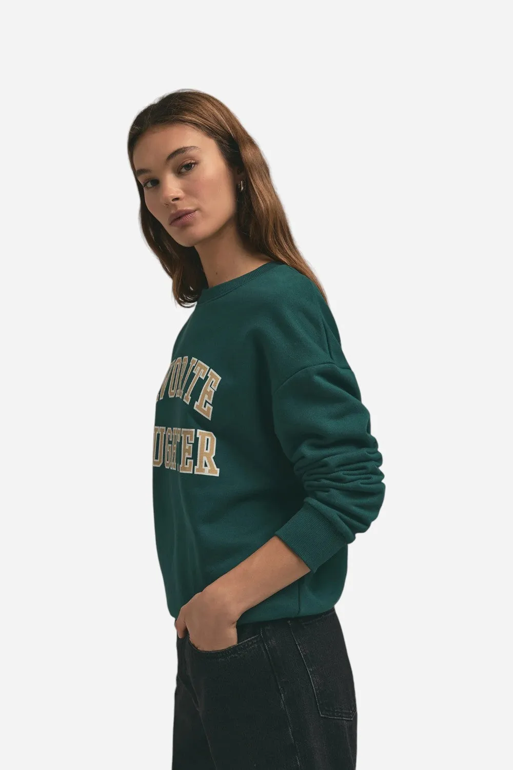 Favorite Daughter Collegiate Sweatshirt in Juniper