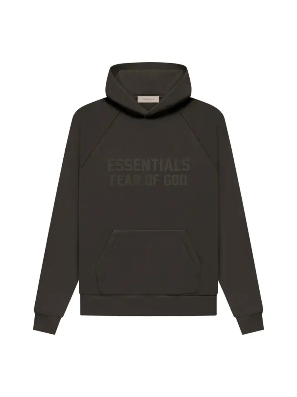 Fear of God Essentials Hoodie SS23 Off Black