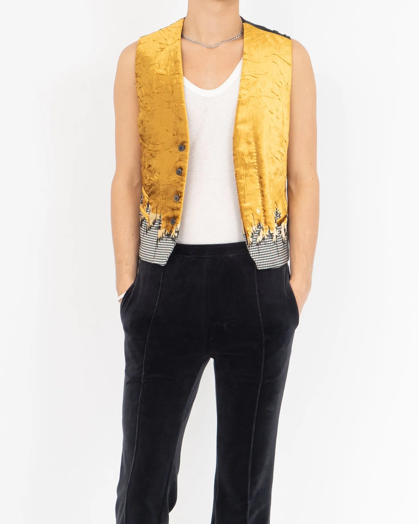 FW17 Crushed Velvet Vest