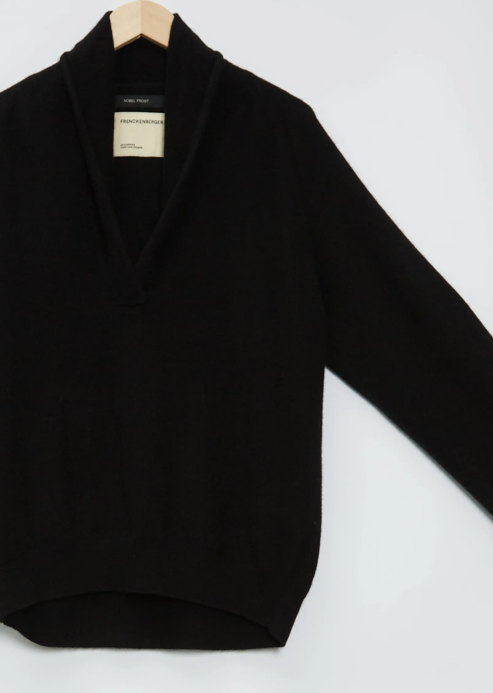 Hamza Cashmere Sweater — Black