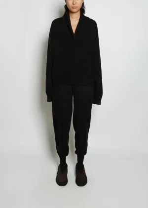 Hamza Cashmere Sweater — Black