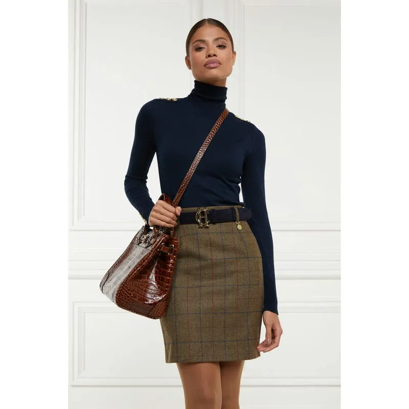 Holland Cooper Regency Ladies Tweed Skirt - Glen Green