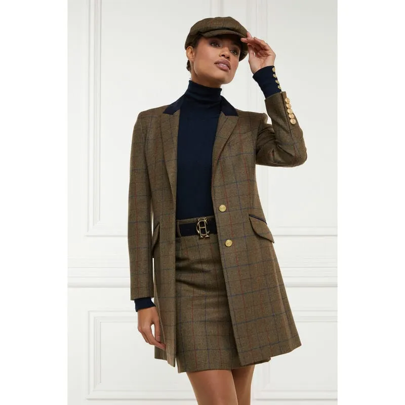 Holland Cooper Regency Ladies Tweed Skirt - Glen Green