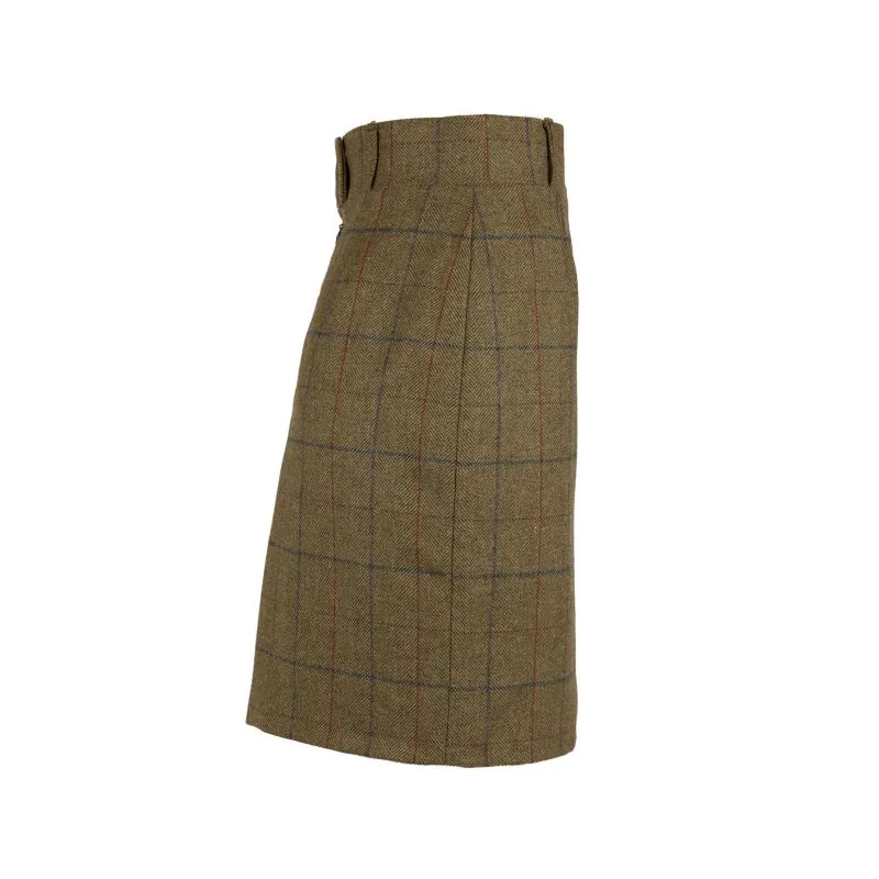 Holland Cooper Regency Ladies Tweed Skirt - Glen Green