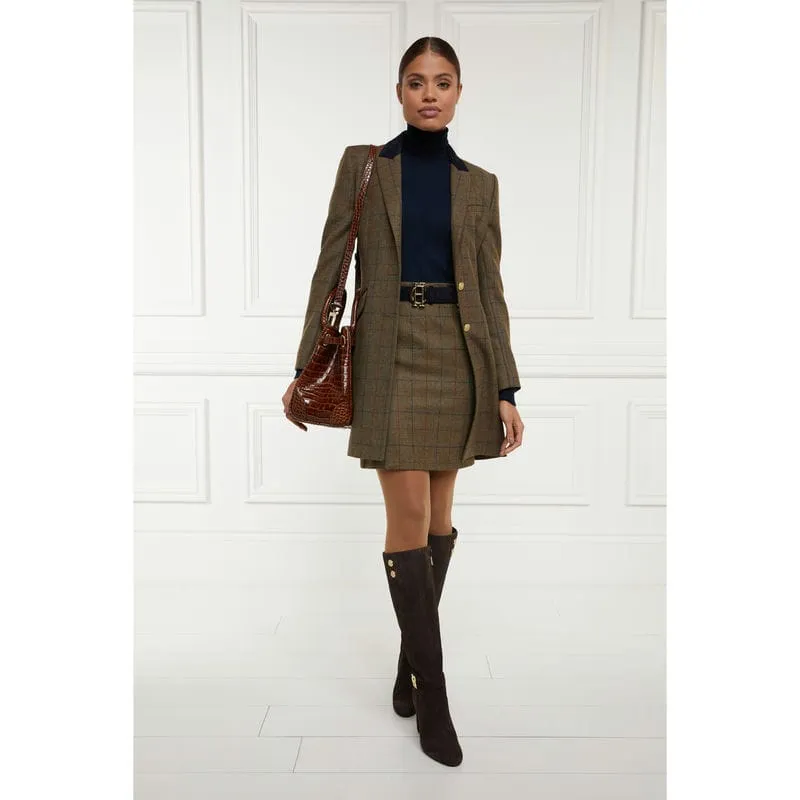 Holland Cooper Regency Ladies Tweed Skirt - Glen Green