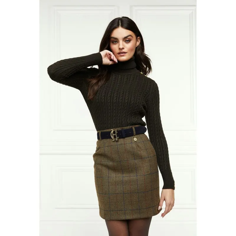 Holland Cooper Regency Ladies Tweed Skirt - Glen Green