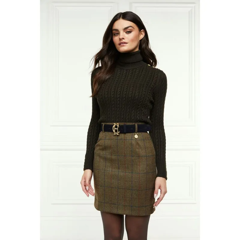 Holland Cooper Regency Ladies Tweed Skirt - Glen Green