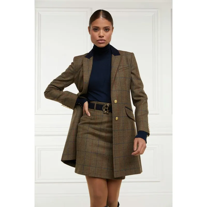 Holland Cooper Regency Ladies Tweed Skirt - Glen Green