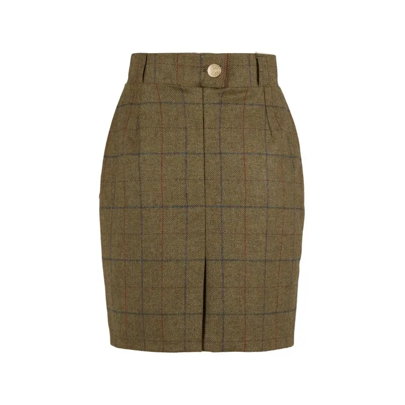 Holland Cooper Regency Ladies Tweed Skirt - Glen Green