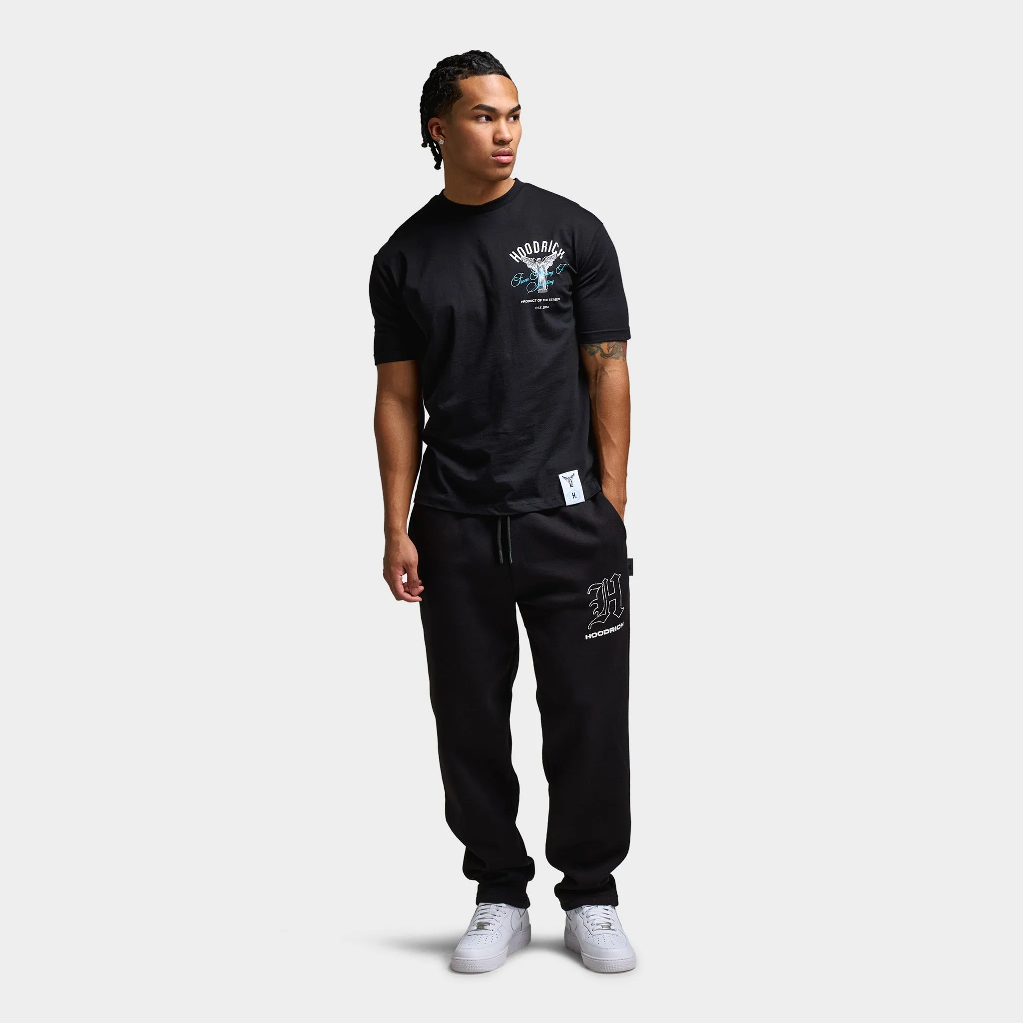 Hoodrich Chromatic Open Hem Joggers Black / Grey