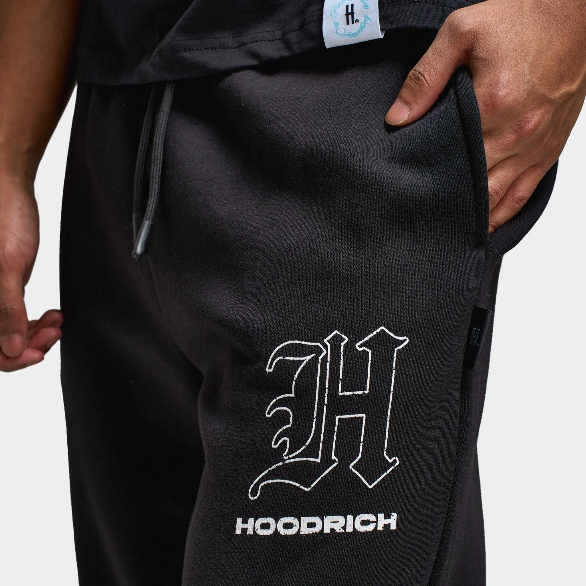 Hoodrich Chromatic Open Hem Joggers Black / Grey