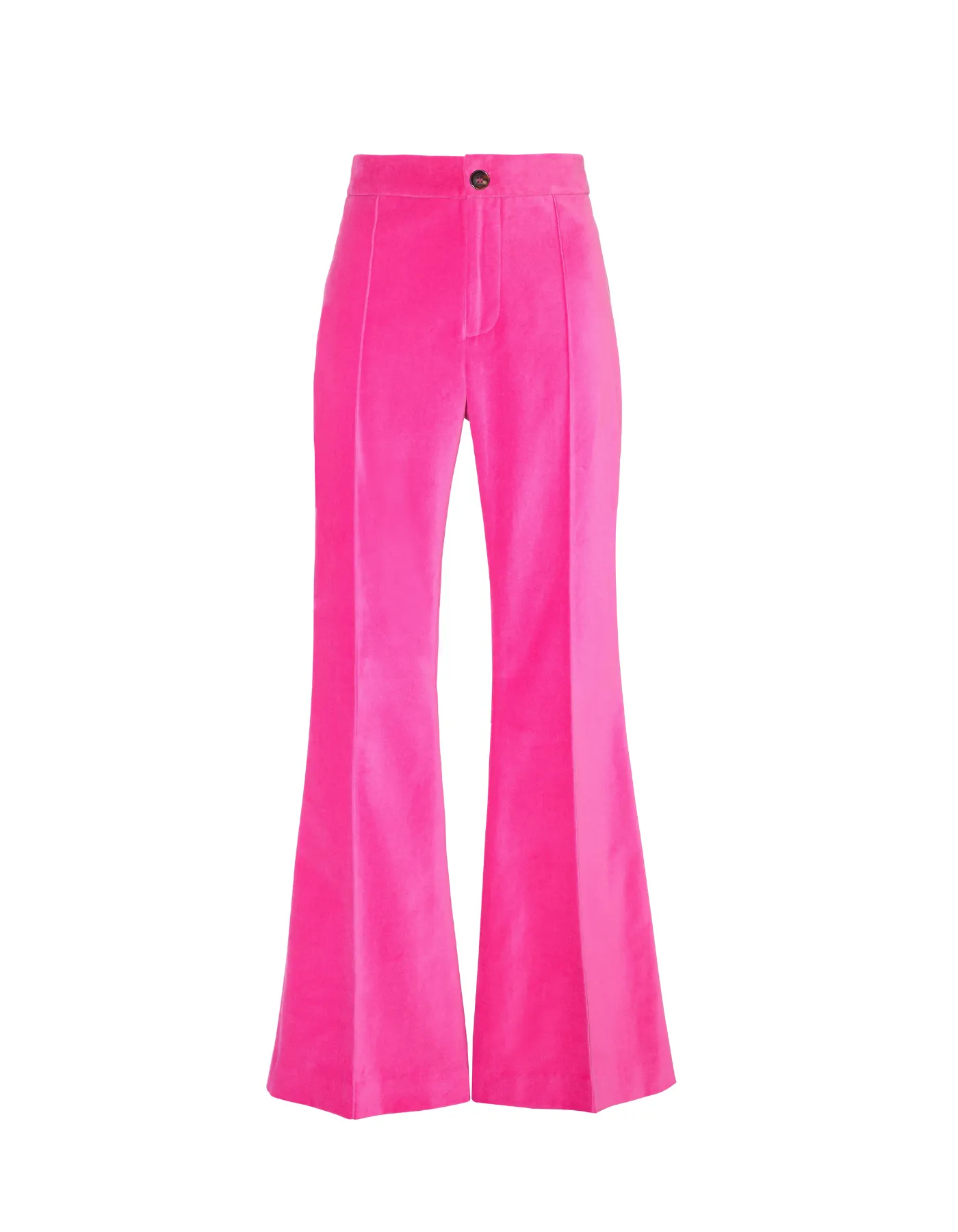 Kelly Fuchsia Velvet Trousers