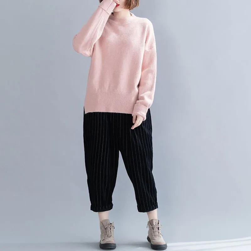 Long Sleeve High Neck Sweater