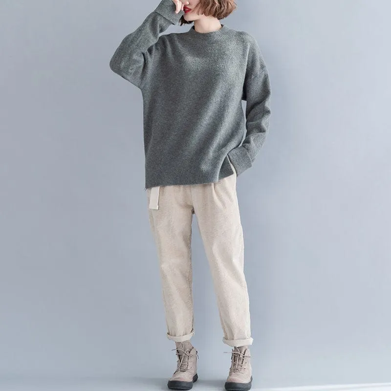 Long Sleeve High Neck Sweater