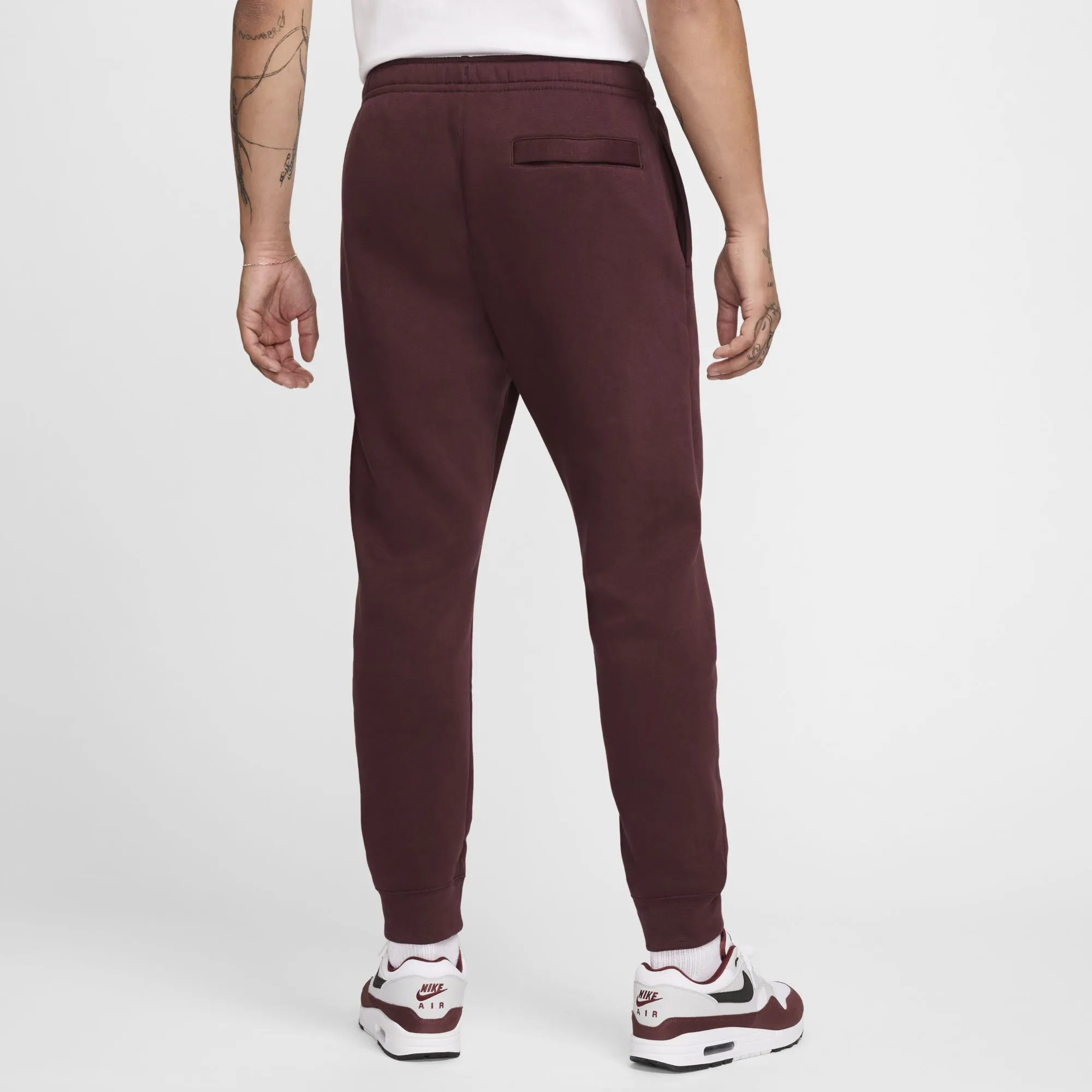 Nike Sportswear Club Fleece Joggers Burgundy Crush / White