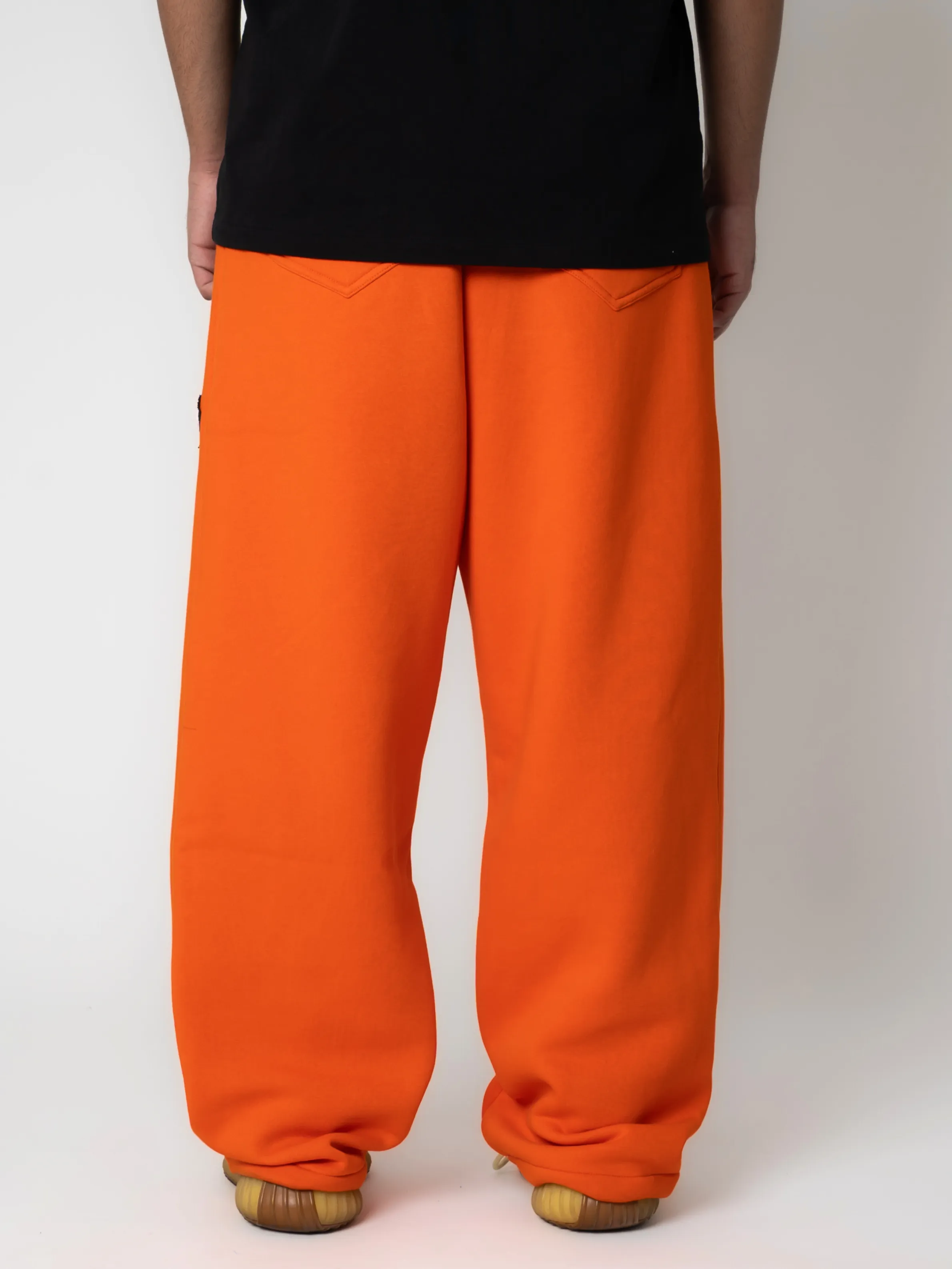 Orange Chainsaw Joggers