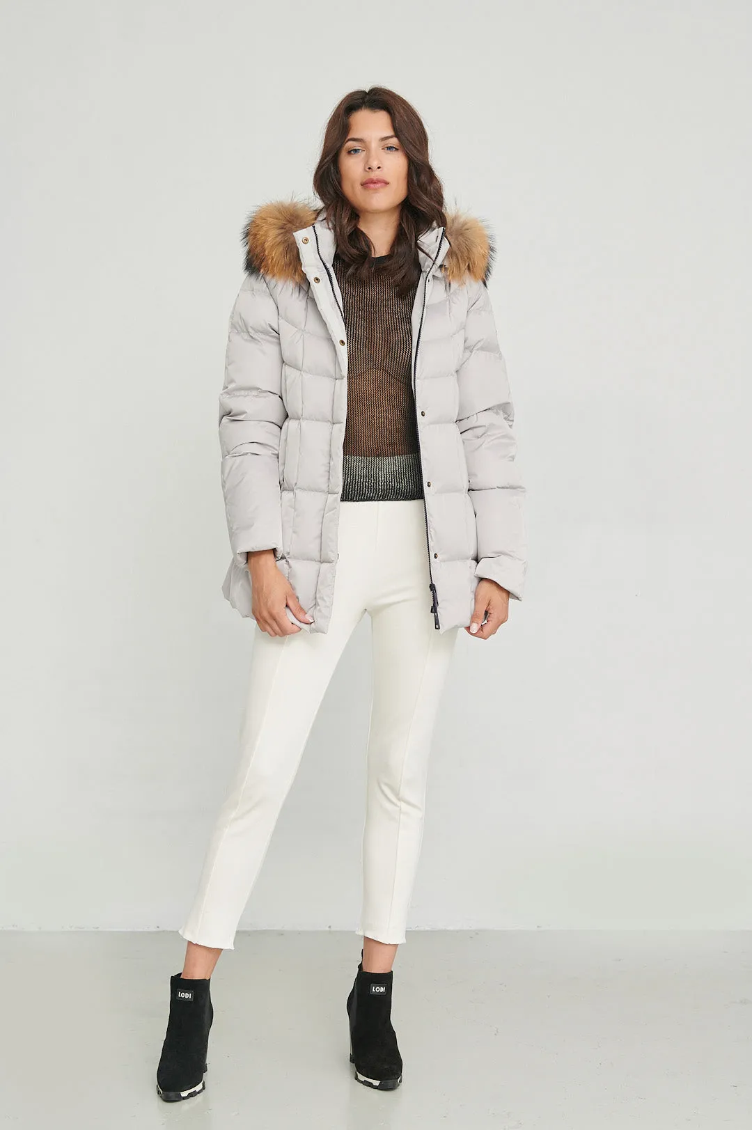 Orly Women Puffer Jacket  PEARL GREY