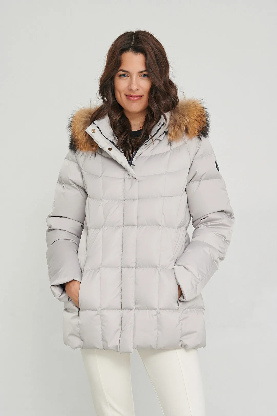 Orly Women Puffer Jacket  PEARL GREY