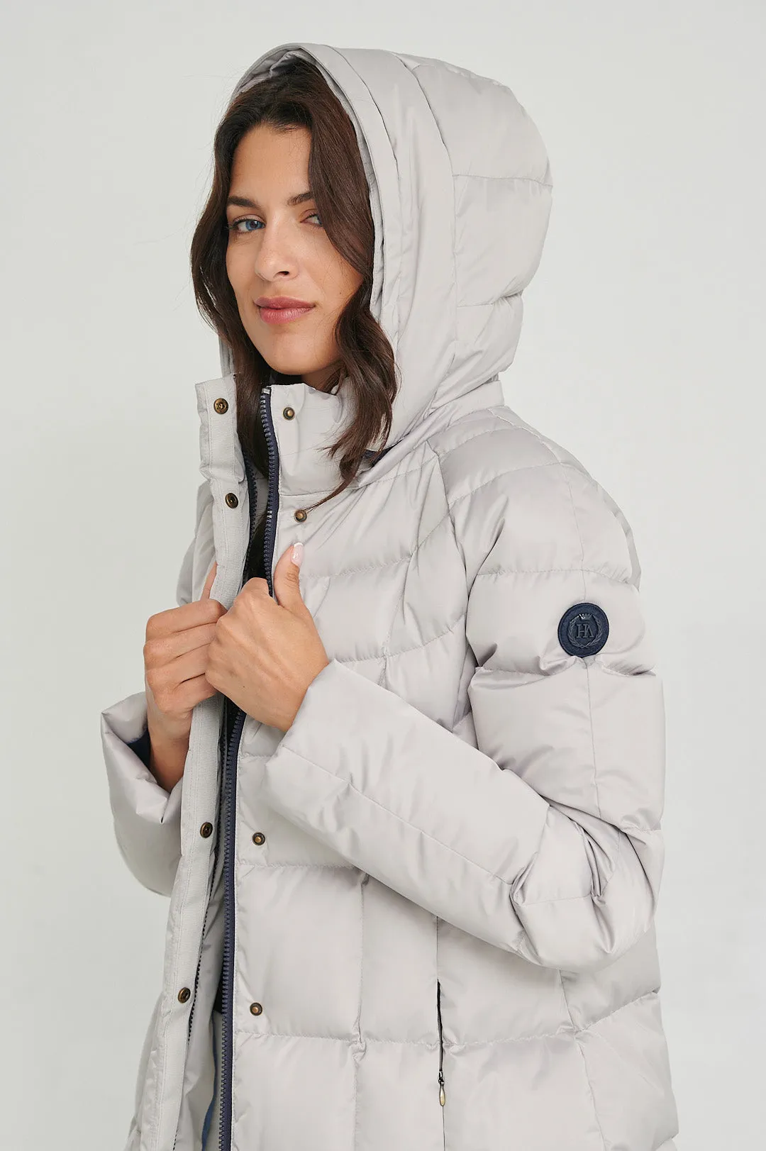 Orly Women Puffer Jacket  PEARL GREY