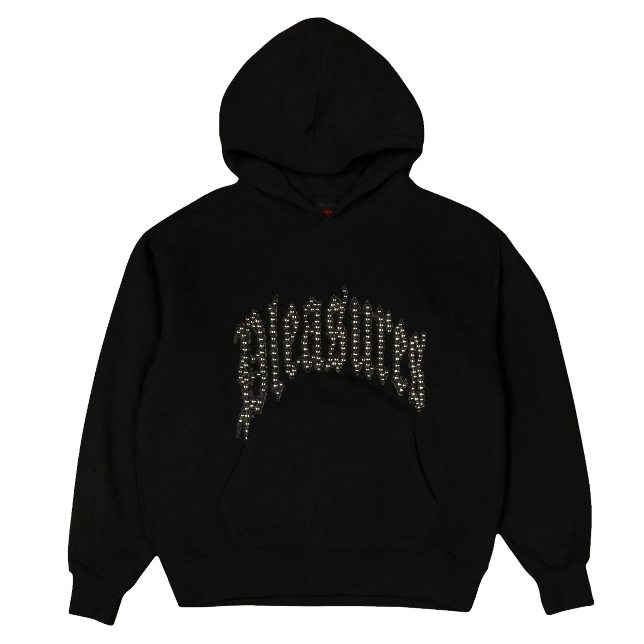 Pleasures Twitch Studded Hoodie Black