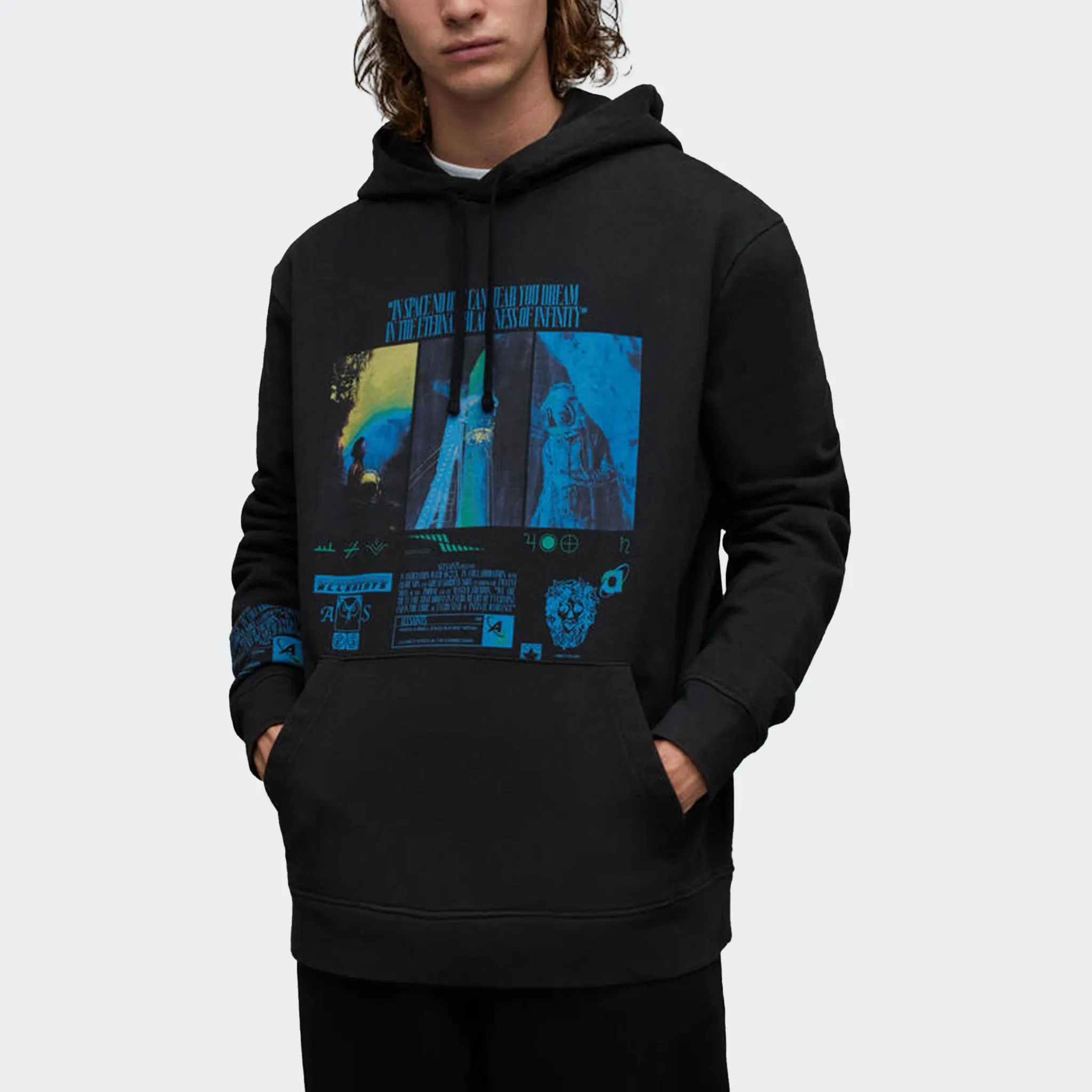 RADIANCE PRINT OVERSIZED HOODY