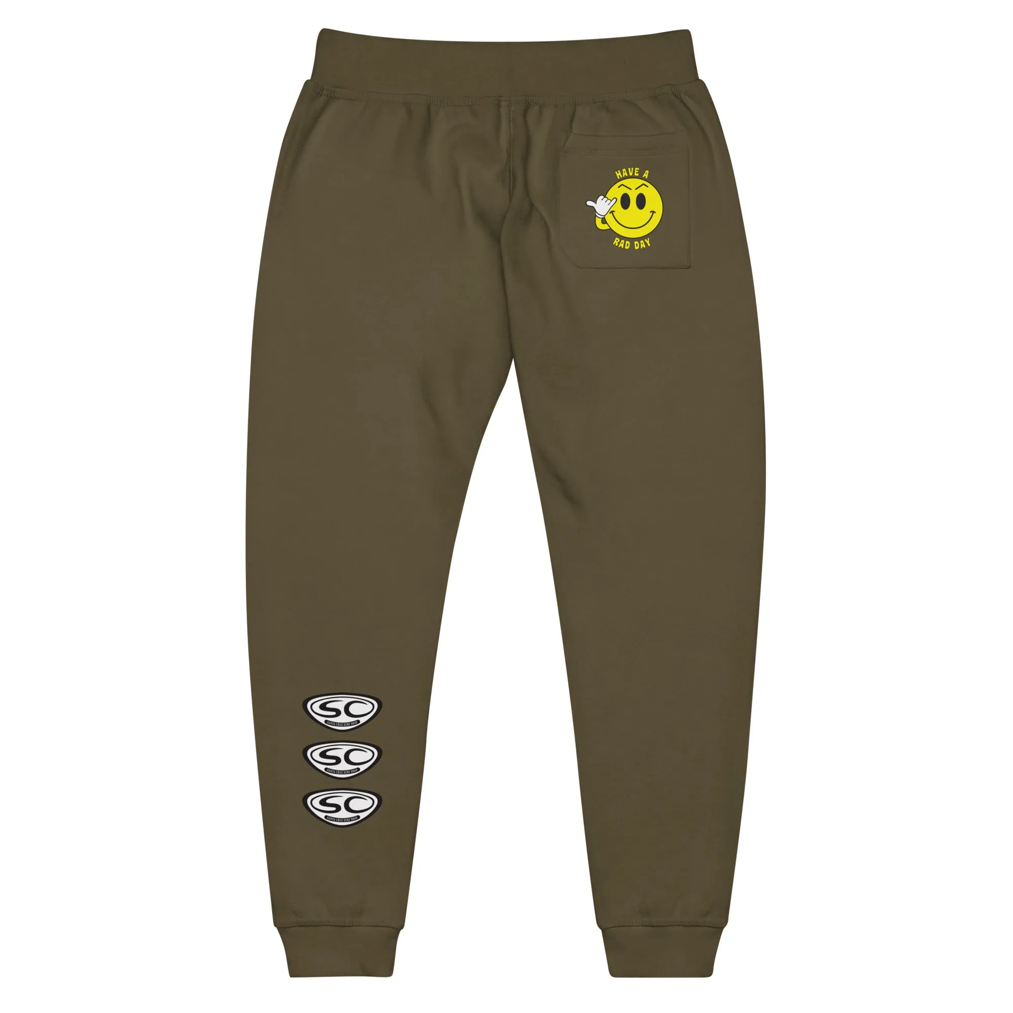 Santa Cruz Surf Shop "HAVE A RAD DAY" Unisex fleece sweatpants