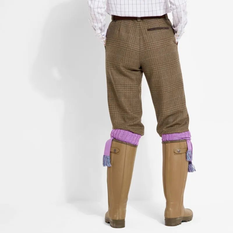 Schoffel High Waisted Ladies Tweed Breeks - Teviot Tweed