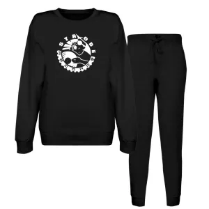 Strobe Records Classic Unisex Crewneck Sweatshirt   Jogger Set