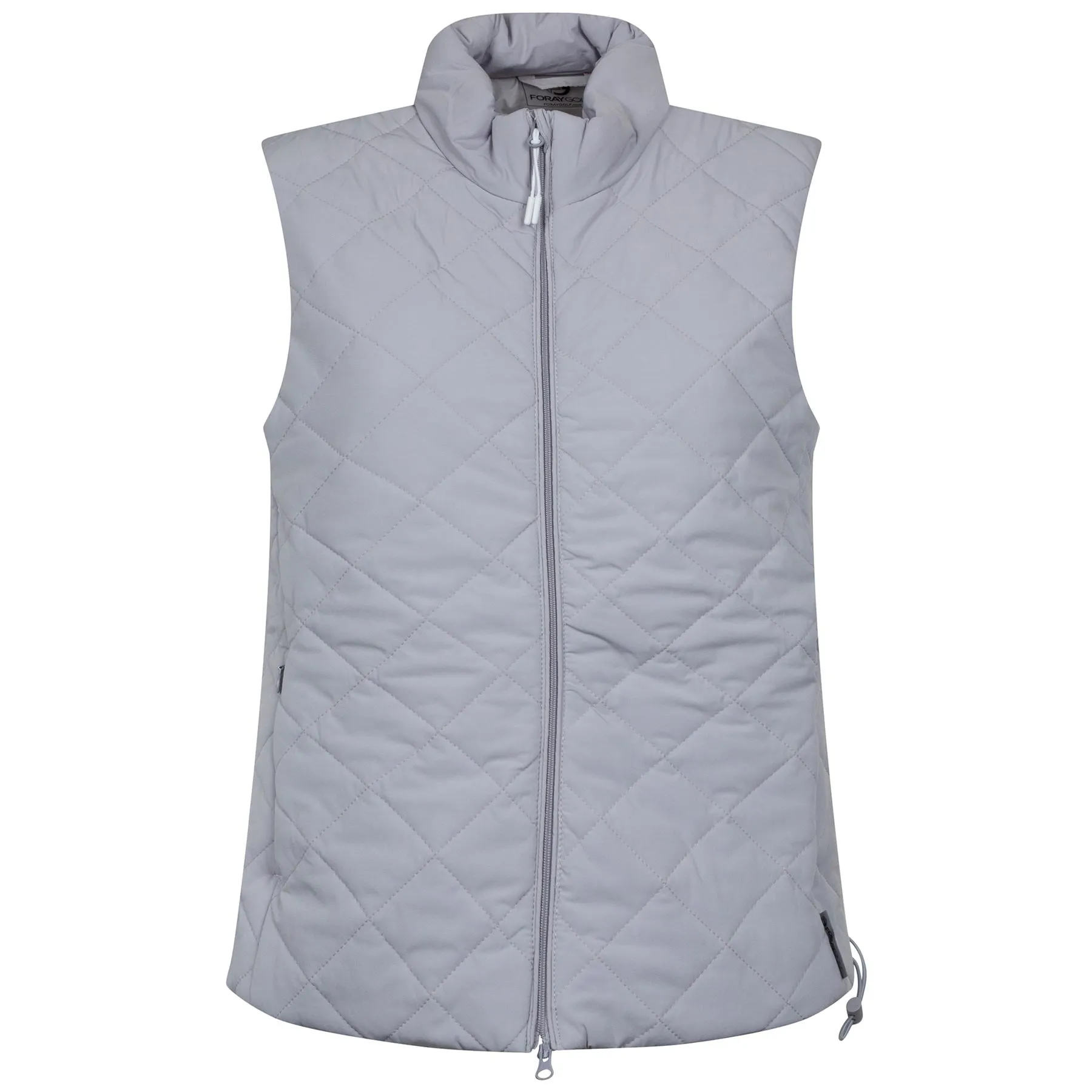 Womens Packable Vest with Adjustable Hem Grey - SS23